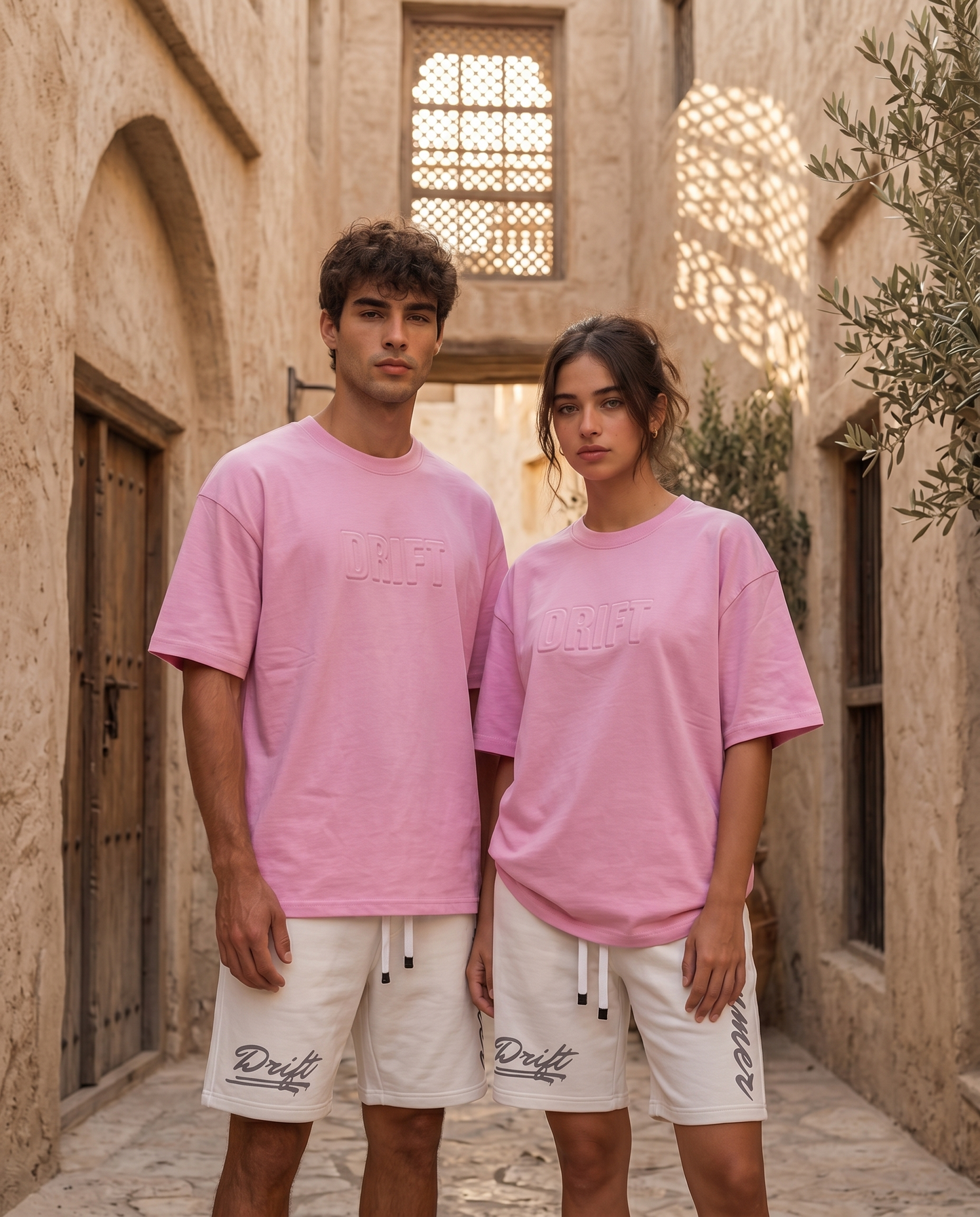 story pink tee