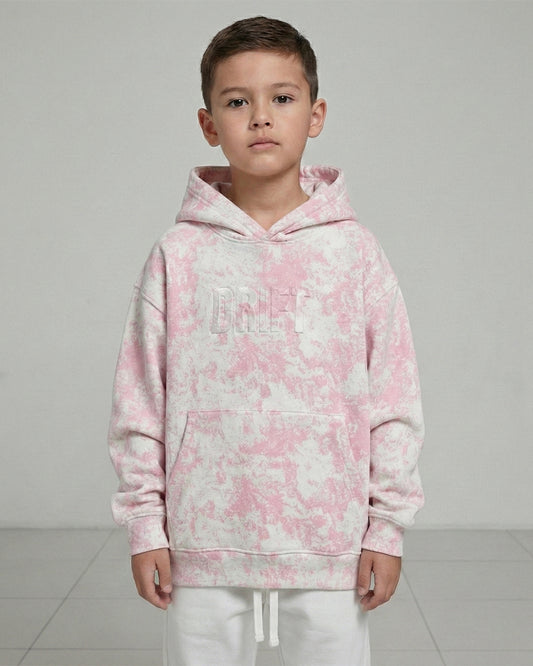 story tidie pink hoodie
