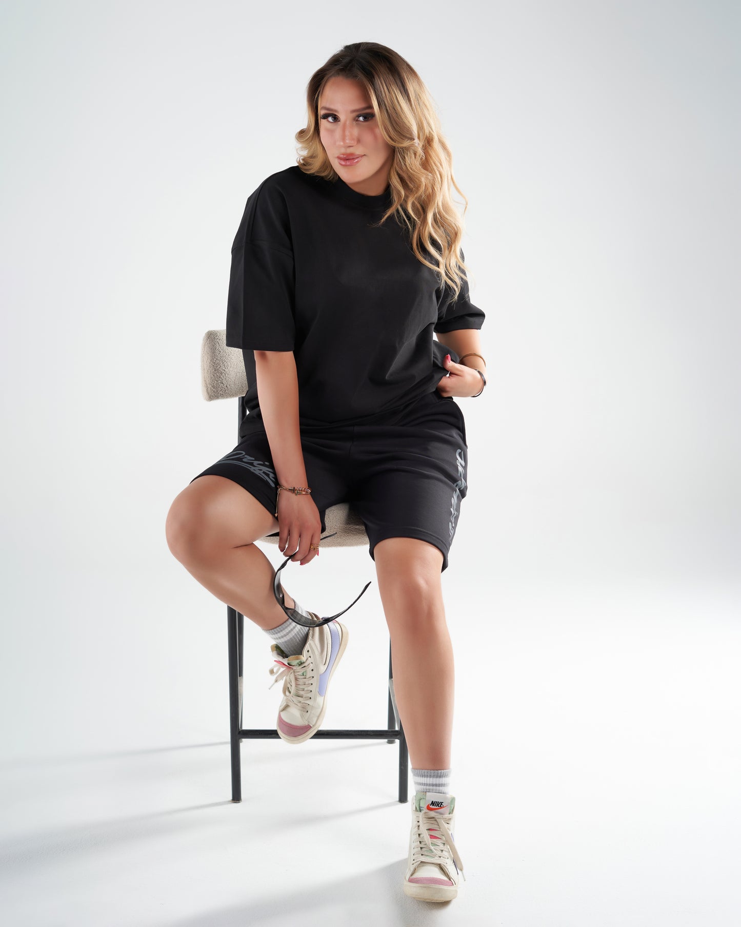 cairo black tee