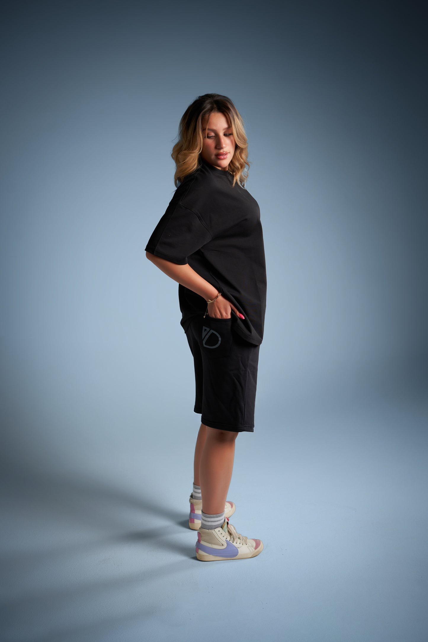 cairo black tee