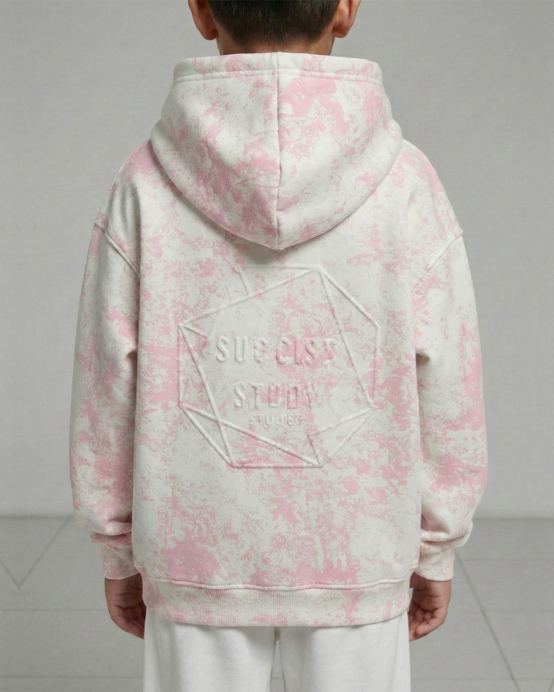 story tidie pink hoodie