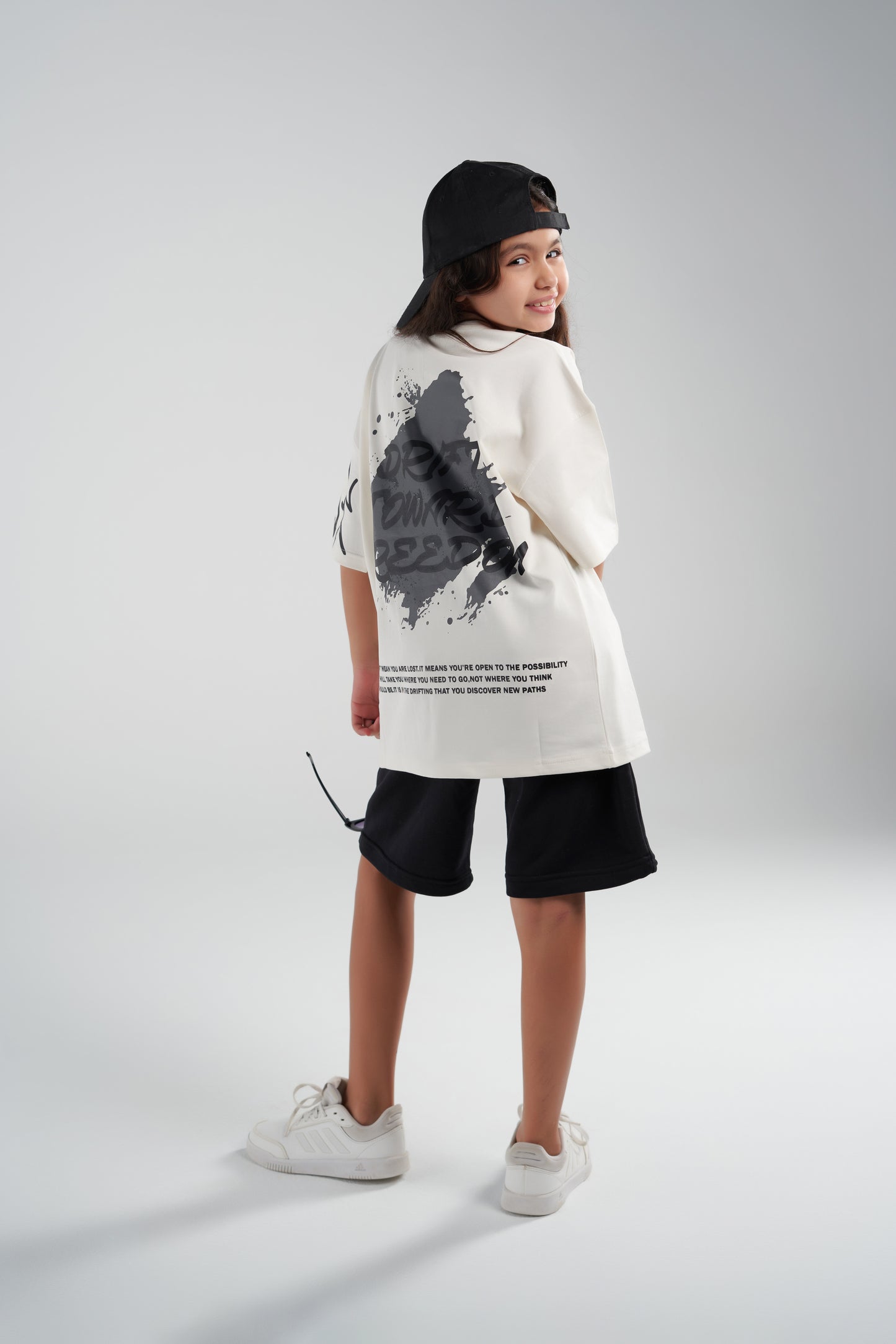 freedom white tee