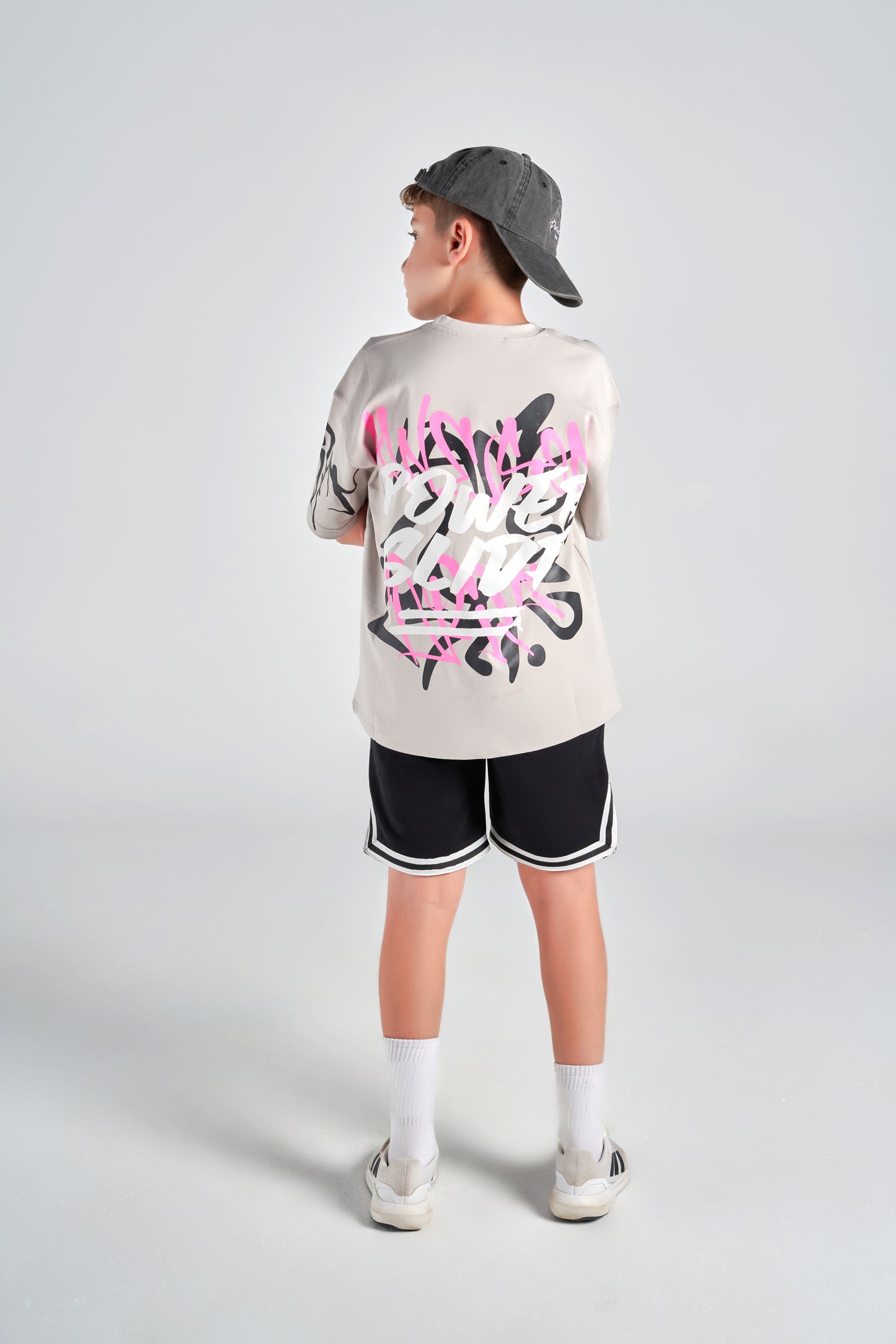 power silver tee