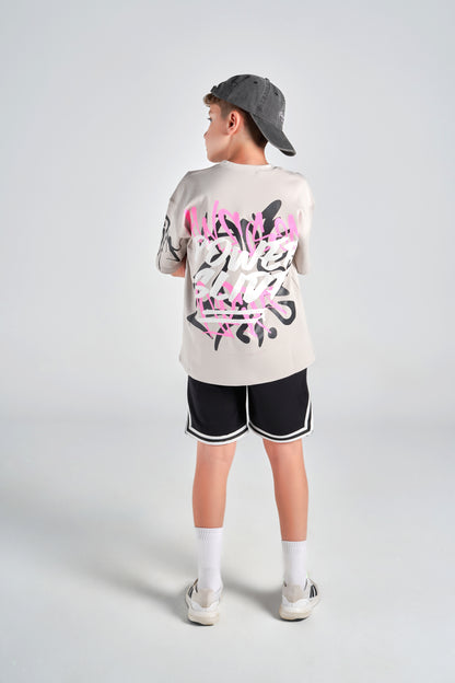 power silver tee
