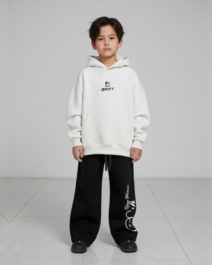 swan white hoodie