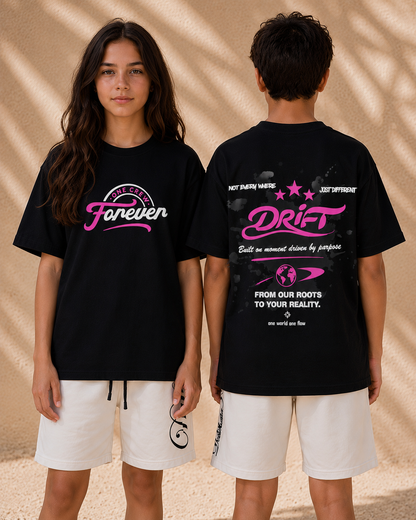 crew black tee