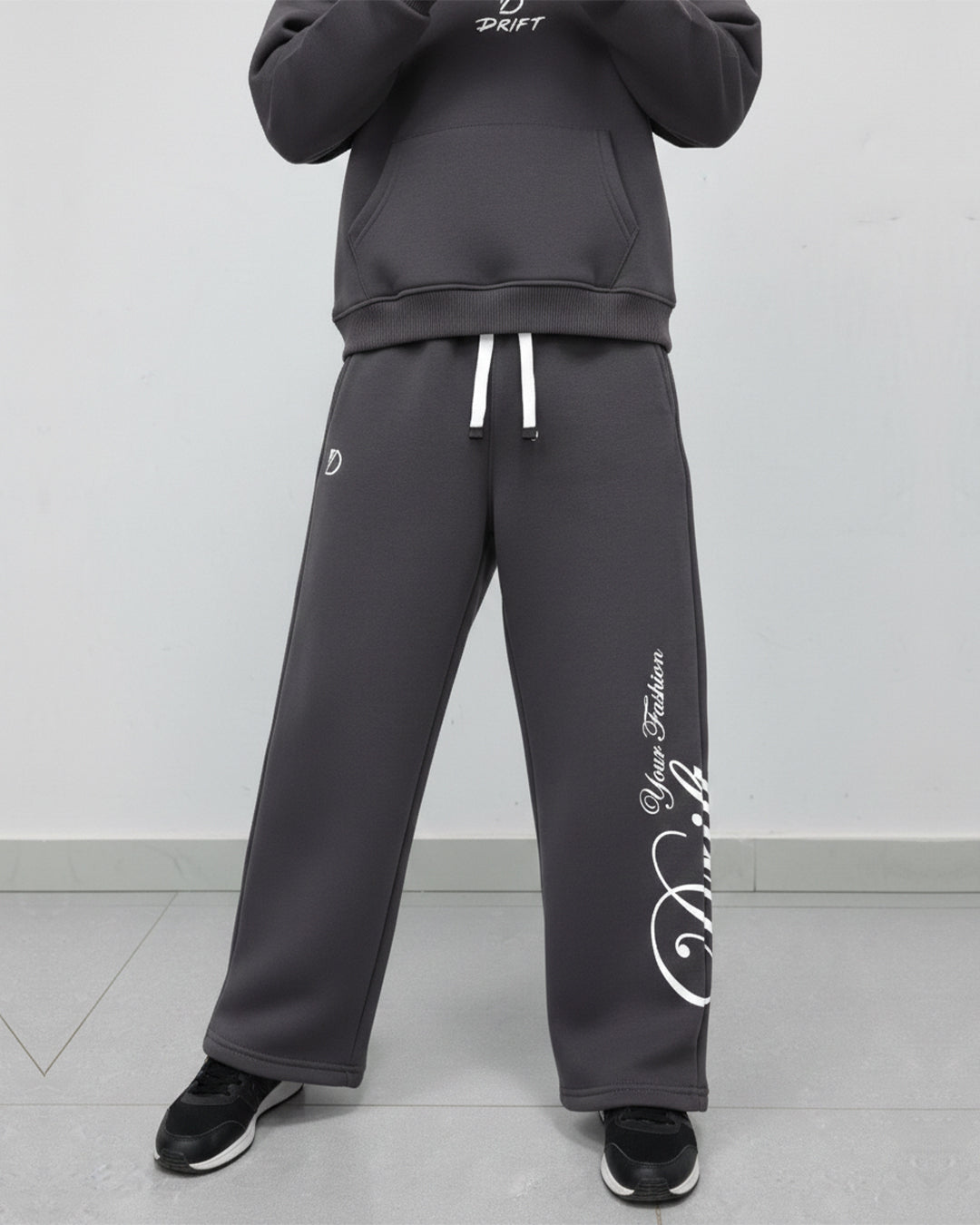 destination dark grey sweatpants