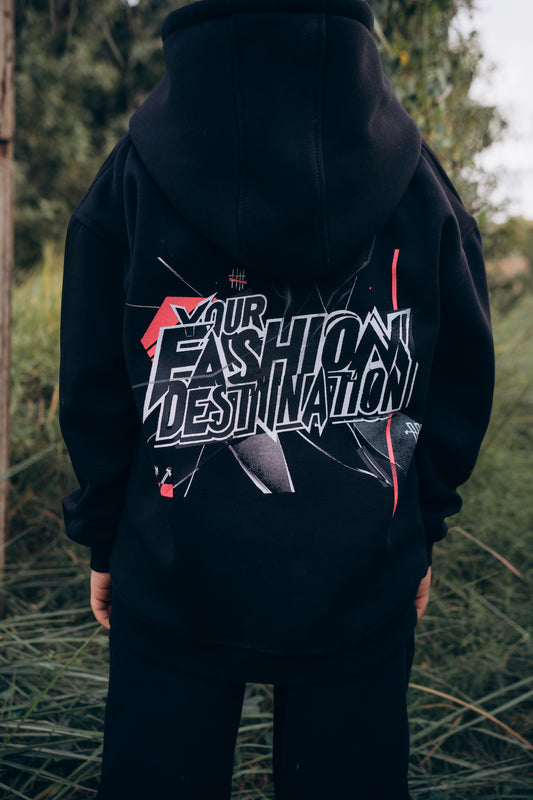 fashion black hoodie