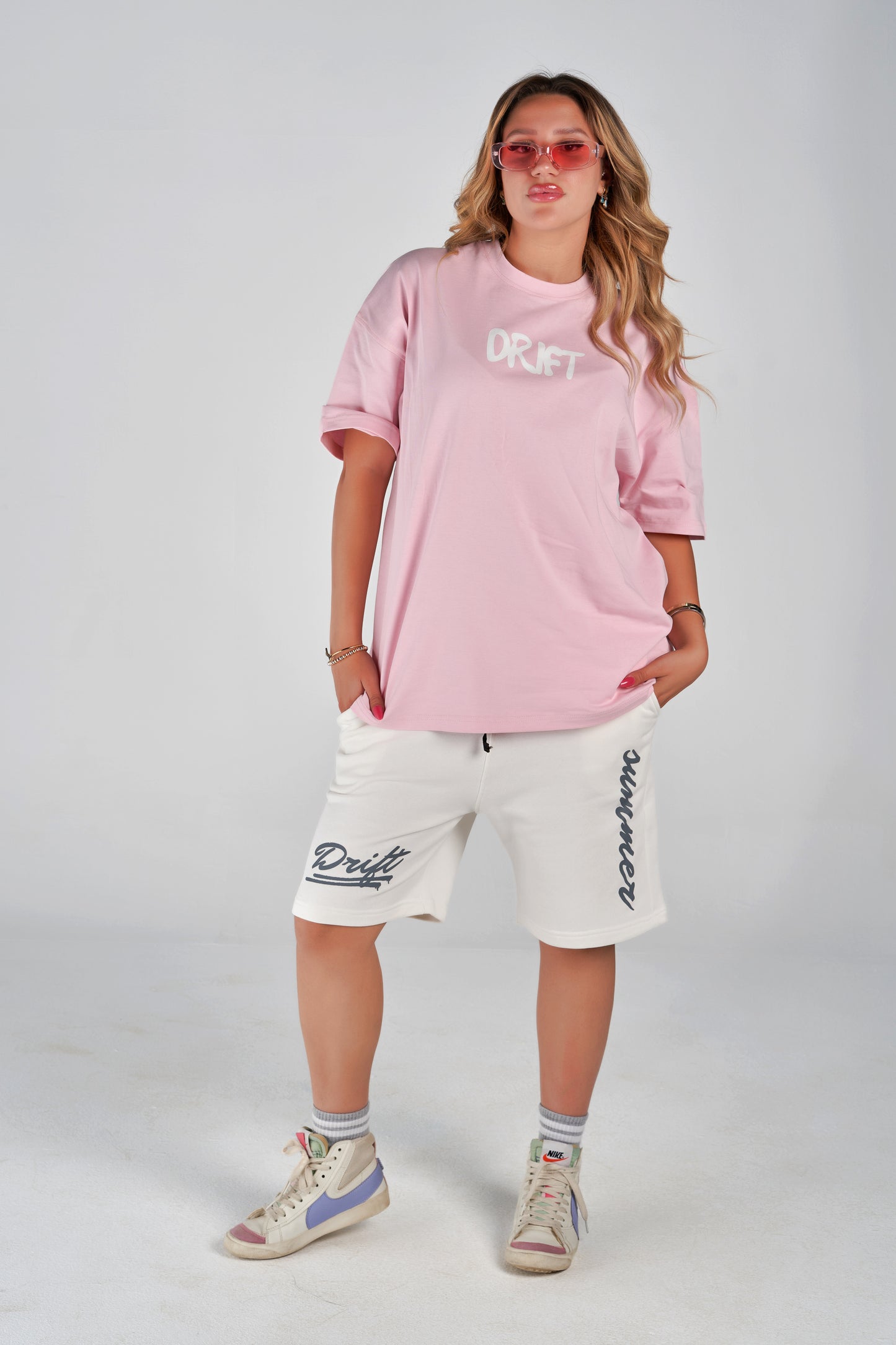 fear pink tee