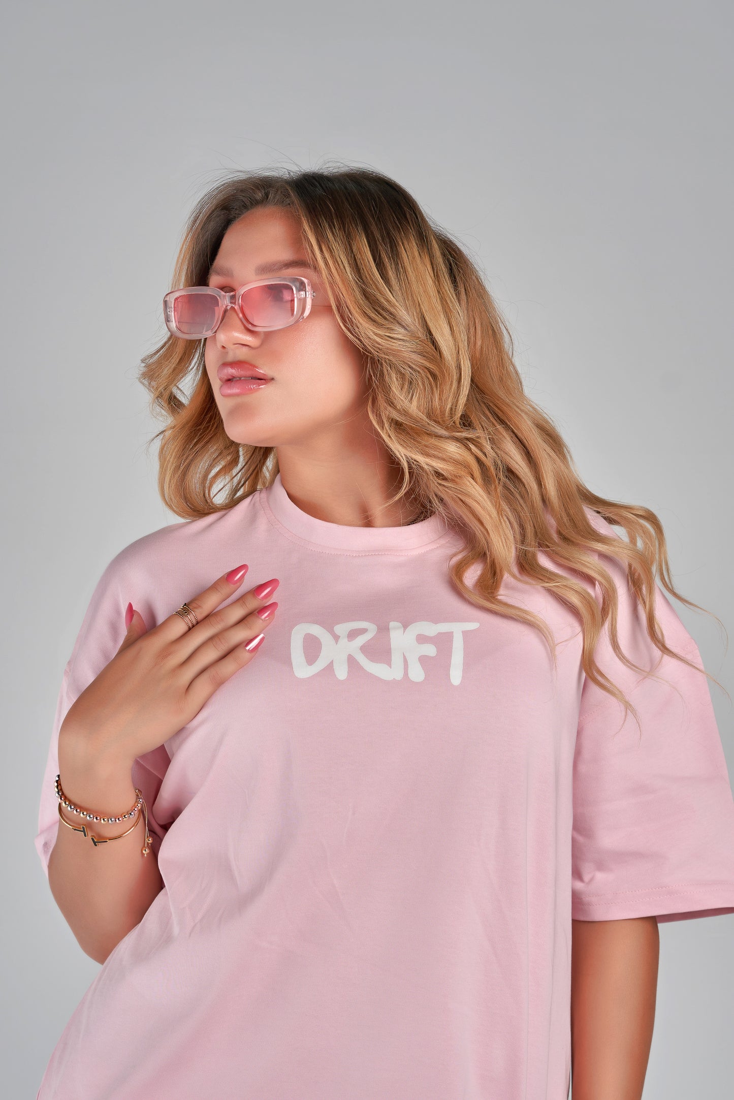 fear pink tee