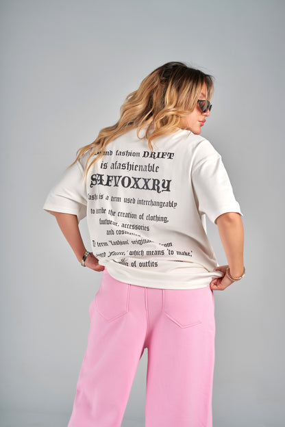 creation white tee