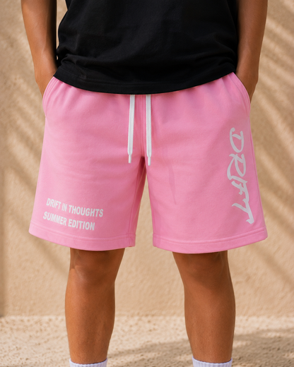 thoughts pink short