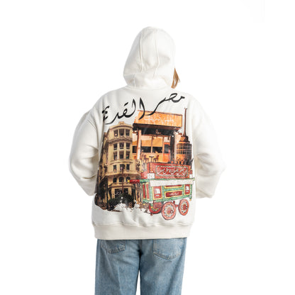 ancient egypt white hoodie