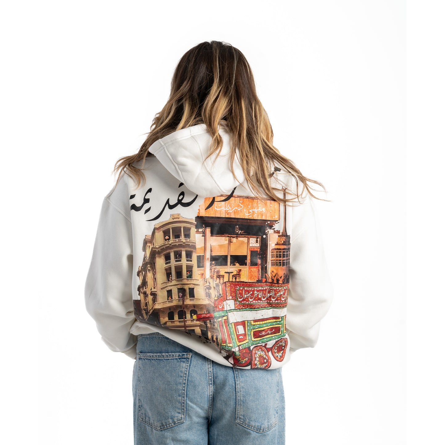 ancient egypt white hoodie