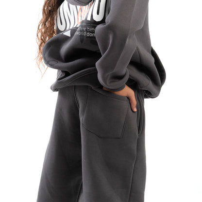 believe dark grey sweatpants