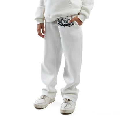 believe white sweatpants