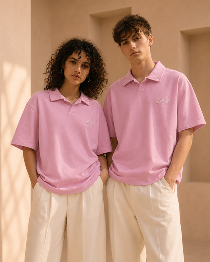boston pink polo