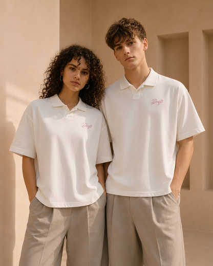 boston white polo