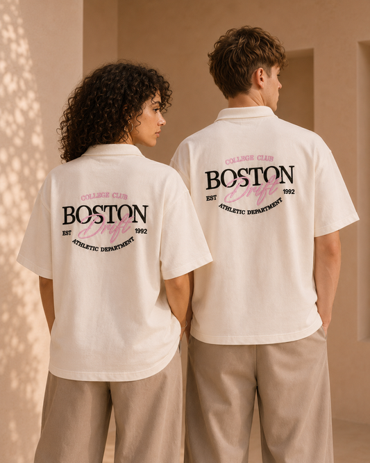 boston white polo