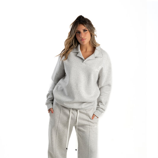 classic silver polo sweatshirt