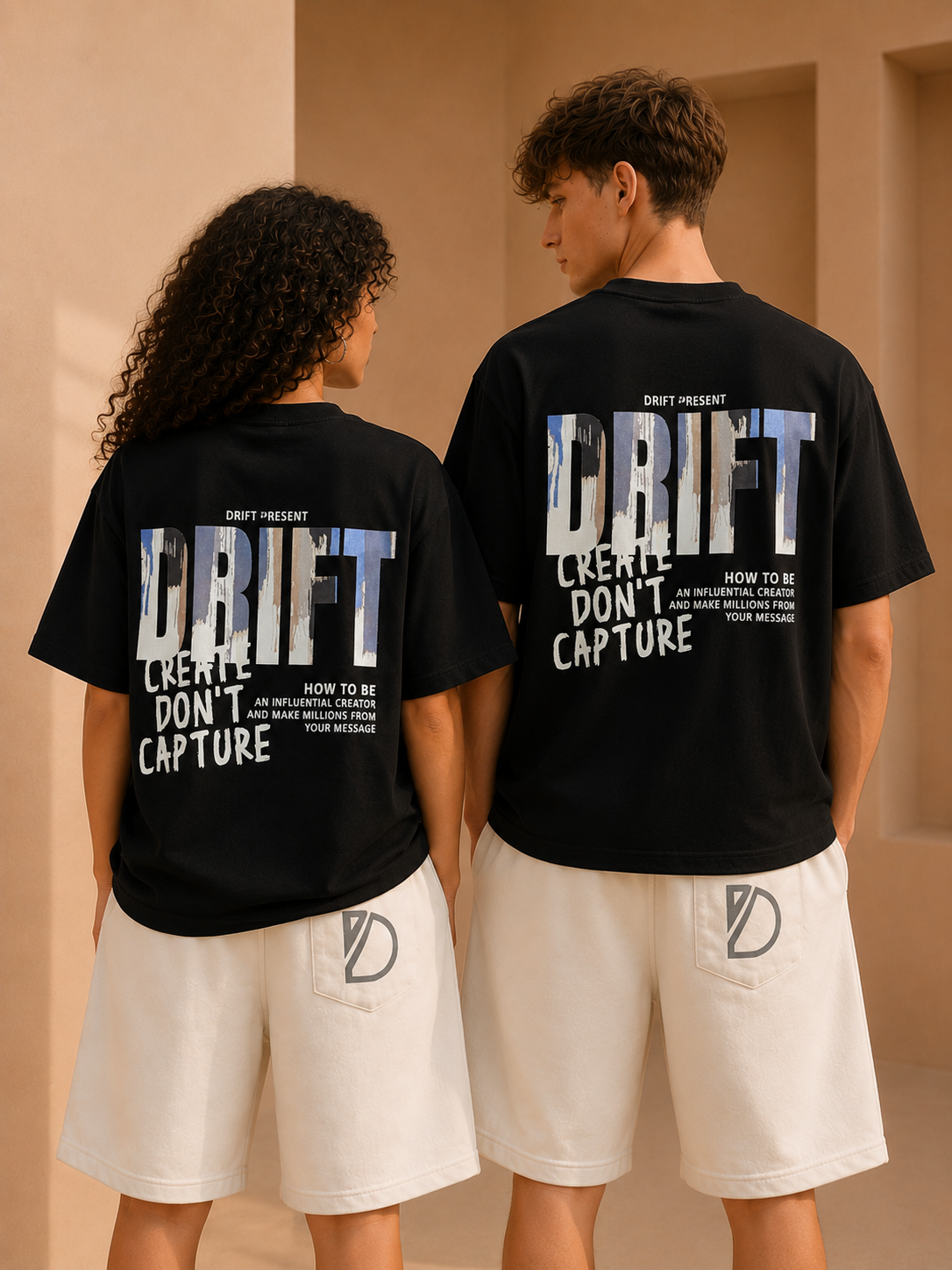 creation black tee