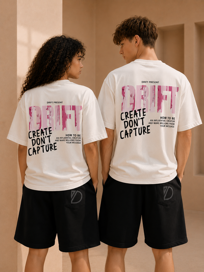 creation white tee