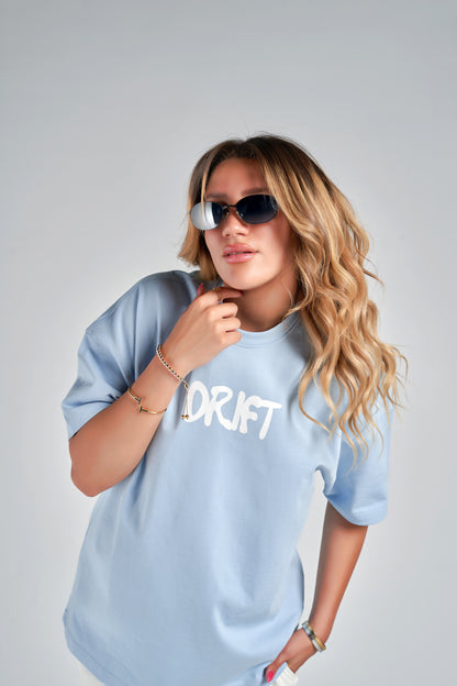 fear baby blue tee