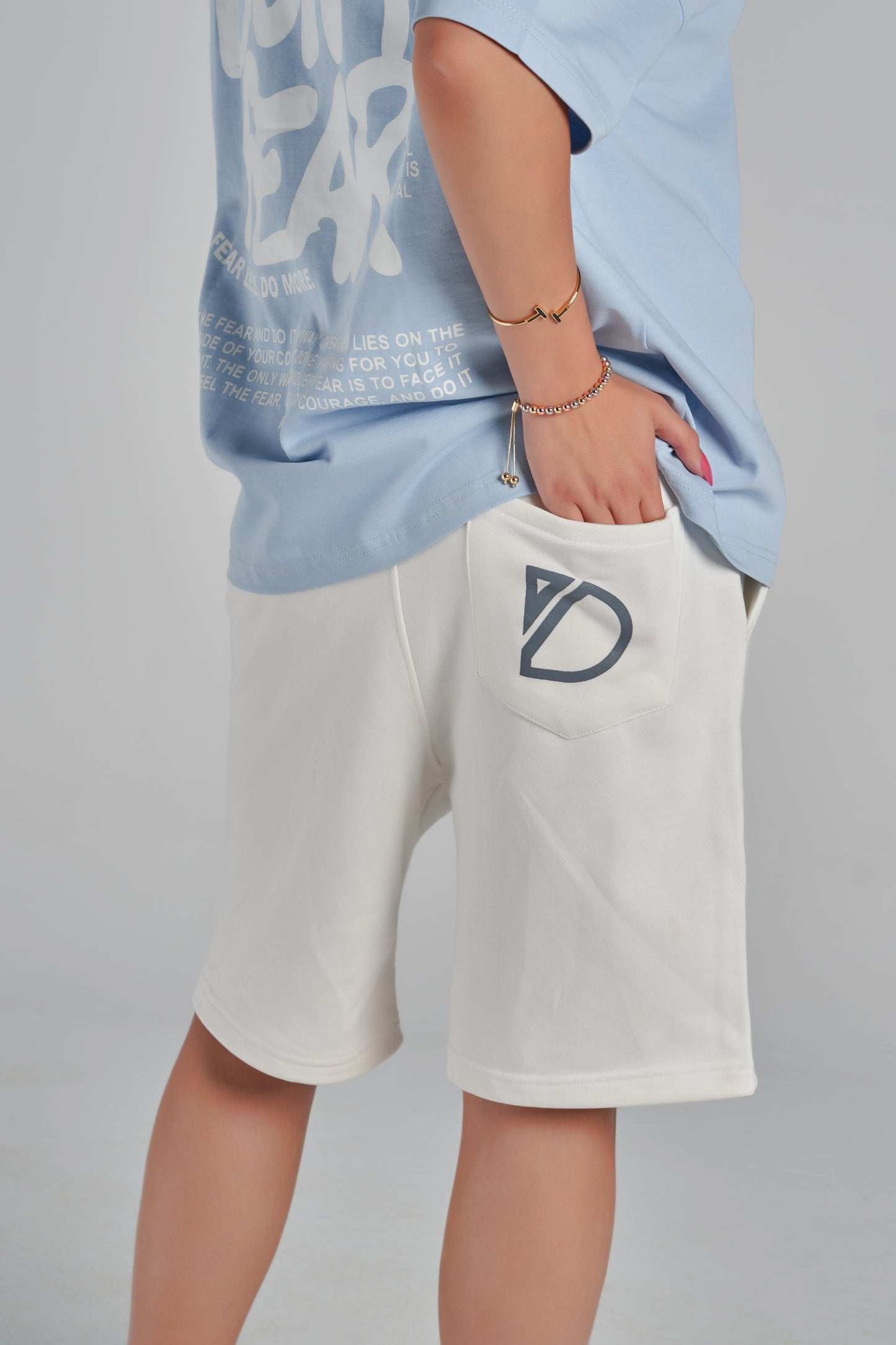 summer white short