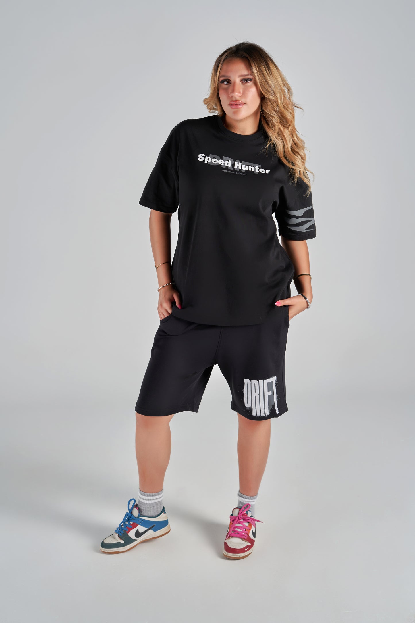 speed black tee