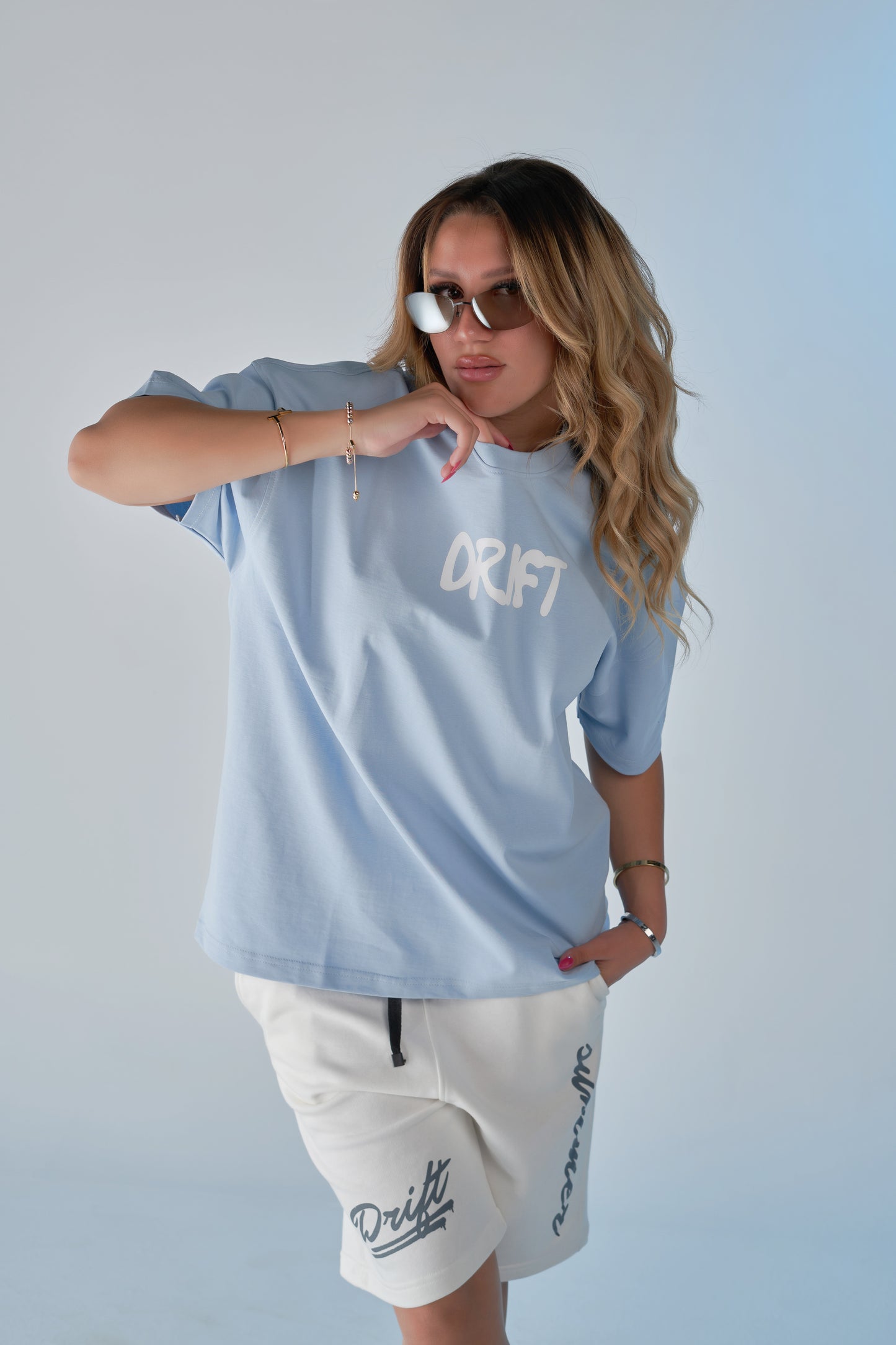 fear baby blue tee