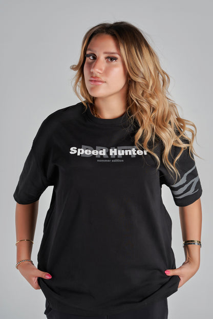 speed black tee