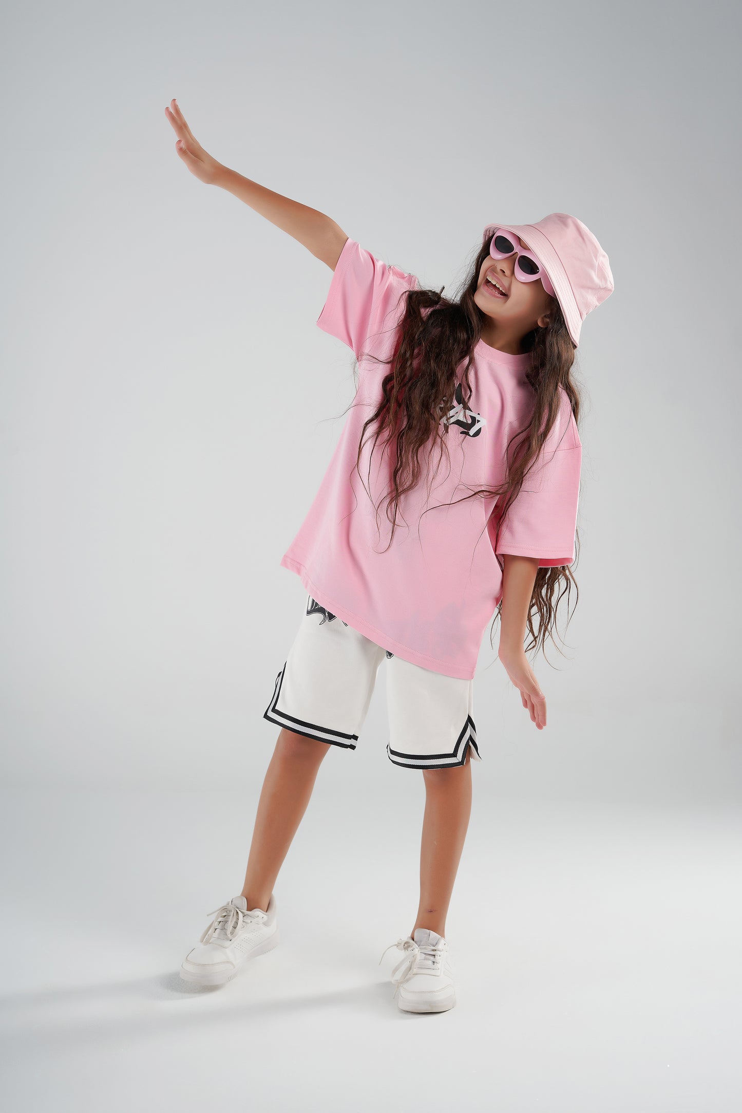 slogan pink tee