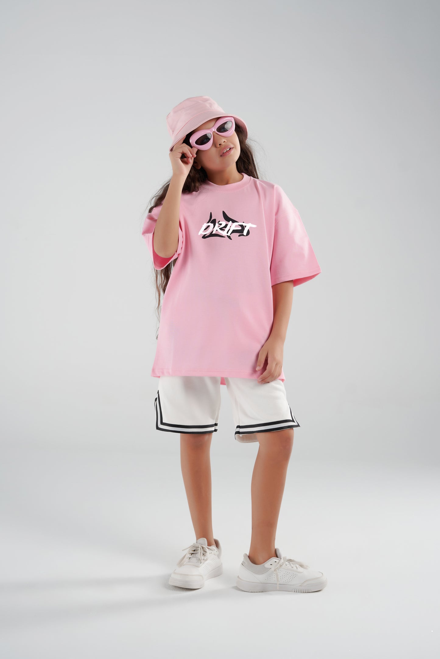 slogan pink tee