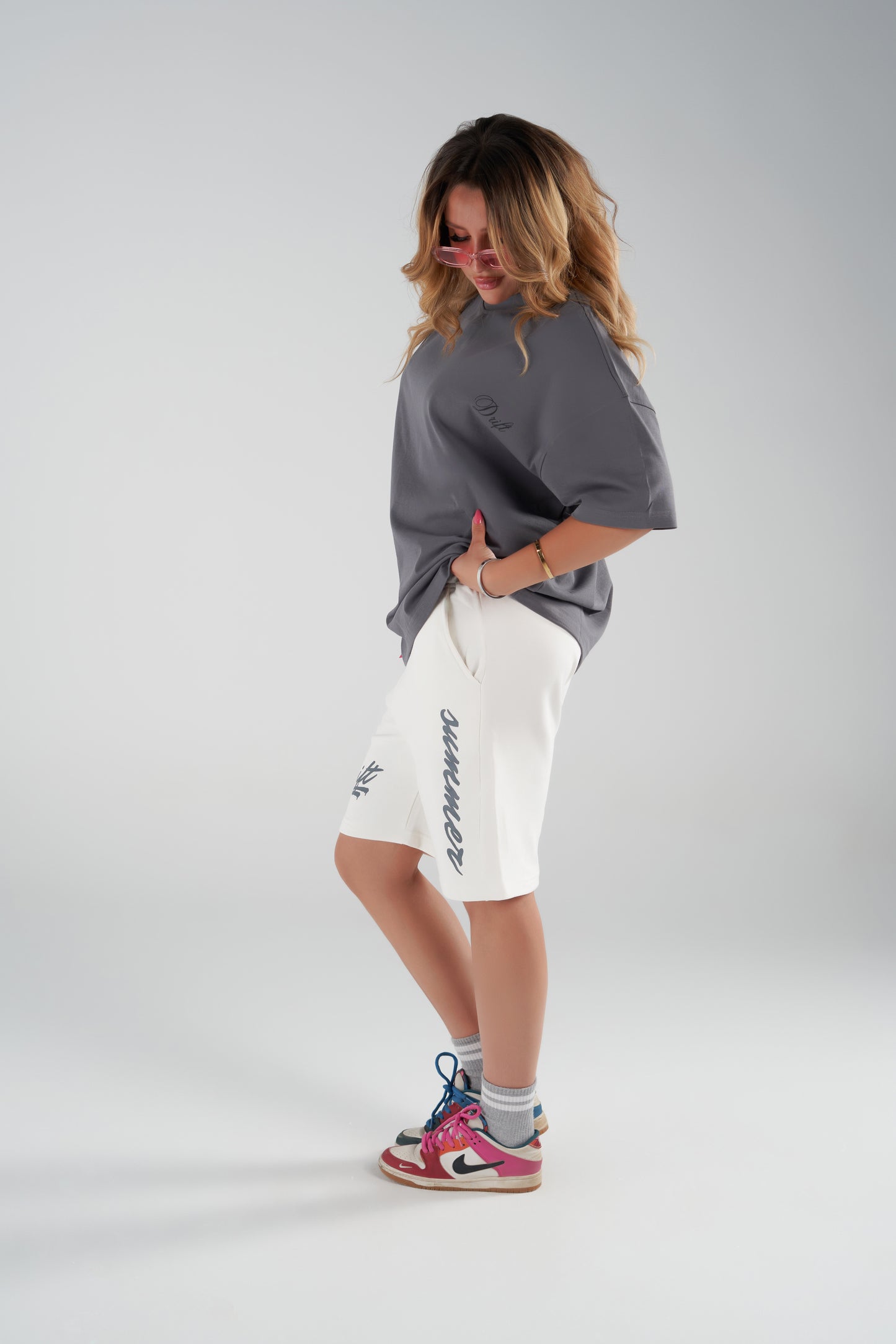 summer white short