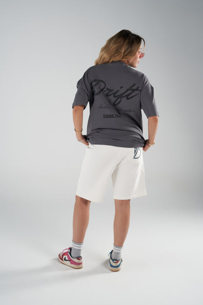 cairo dark grey tee