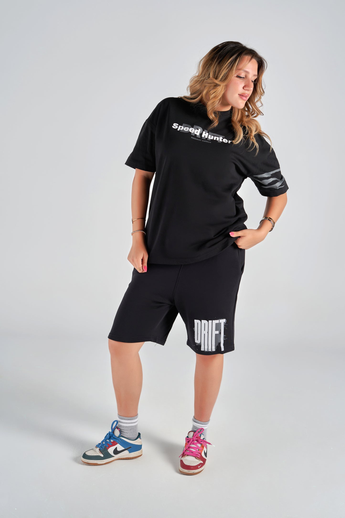 speed black tee