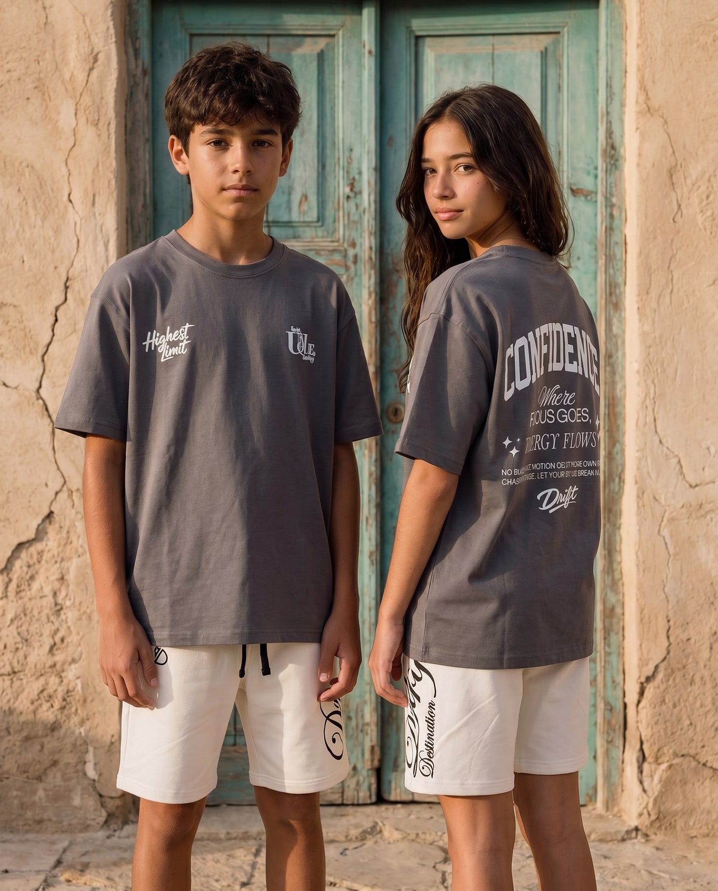 limited dark grey tee