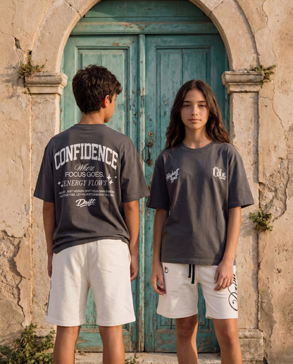 limited dark grey tee