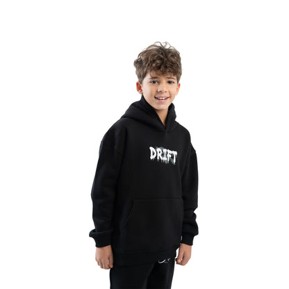 mode black hoodie
