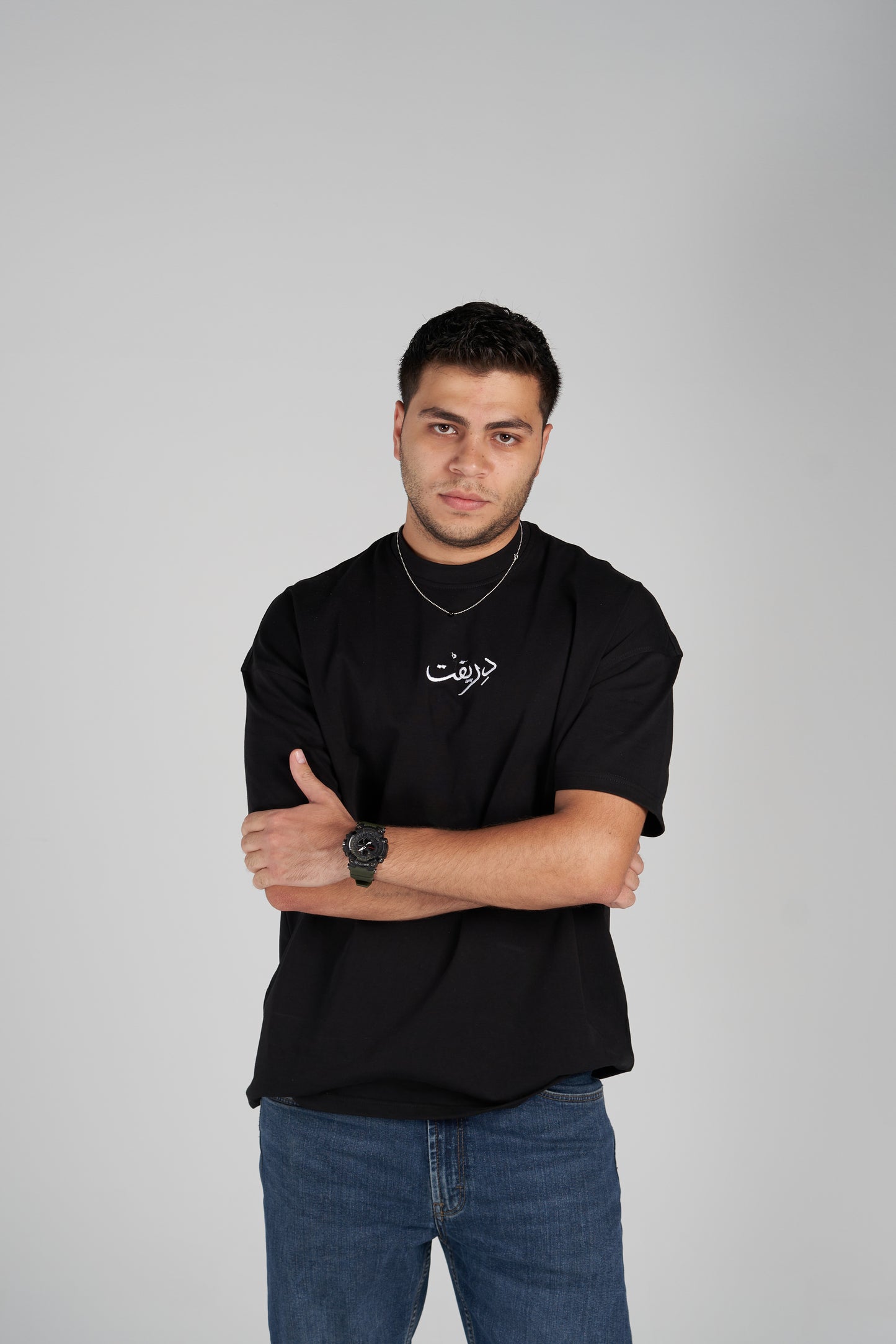 arabic black tee -adults
