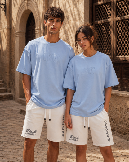 story baby blue tee