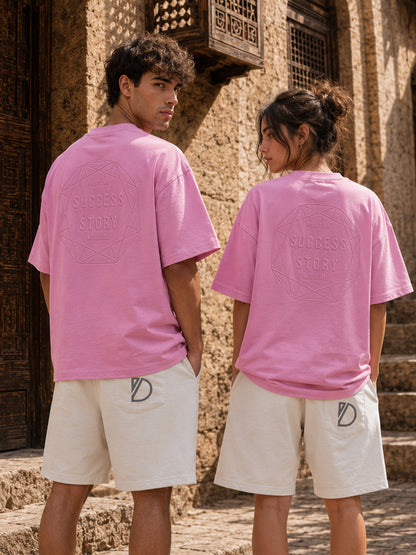 story pink tee